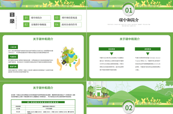 时尚大气脱碳之路的机遇和挑战PPT绿色清新关于碳中和碳达峰生态环保课件