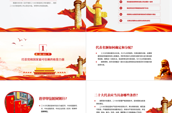 优秀二十大代表怎么选PPT中共中央关于党的二十大代表选举工作的通知党课课件