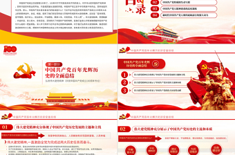 红色简洁七一重要讲话弘扬伟大建党精神