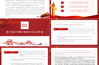 红色经典周恩来与新中国的谈判建交制度PPT红色党政风新中国独立自主外交党课课件