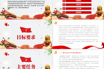 红色大气三个表率一个模范PPT红色简洁关于开展践行三个表率创建模范机关活动实施方案党课课件
