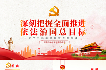 2025推进党支部建设标准化专题党课ppt模板