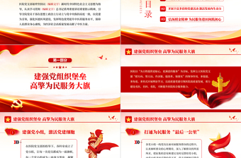 红色党政风党建引领强化医德医风建设发挥特色优势提升中医药服务水平PPT专题课件模板