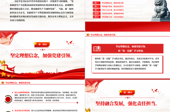 大气简洁大气党政风2024多点发力促进党建业务融合发展PPT下载