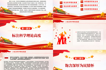 大气简洁领会践实习近平总书记关于党的自我革命的重要思想PPT党政风大力推进全面从严治党课件