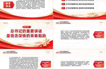大气简洁党的青年工作PPT牢记嘱托勇担使命干在实处走在前列学习总书记6.26重要讲话党课下载