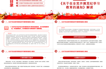 2025年党纪学习教育辅导PPT集中性党纪教育专题课件下载