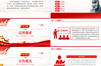 简洁大气优化法治化营商环境2024年民法典宣传月工作方案PPT下载