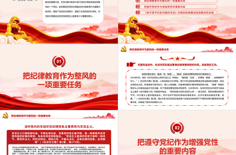 2025年延安整风运动中党的纪律教育PPT党史学习教育微党课