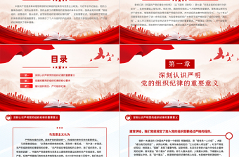 严守组织纪律增强组织纪律性PPT六大纪律党纪学习党课
