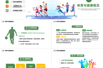 体育与健康PPT简约风体育与健康概念体育与体能专题培训课件模板下载