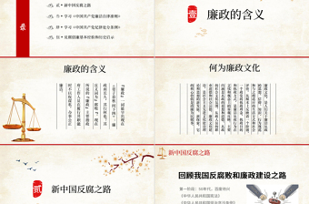精品党风廉政教育月ppt模板下载