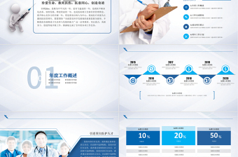简洁实用医学医疗动态PPT模板