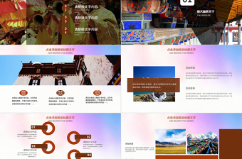 优质美丽西藏旅游风光西藏文化PPT