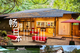 大气精美日本文化日本旅游风光印象PPT