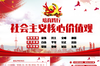 社会主义核心价值观党课PPT