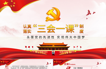 2025微党课ppt认真落实三会一课
