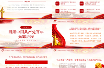 大气简洁辉煌路奋进正当时七一讲话精神伟大建党精神党课学习PPT