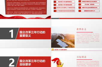 大气精美国企改革三年行动方案2020-2022专题国企党课PPT