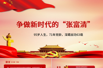 优质党政风时代楷模争做新时代的张富清