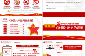 精美时尚中国共产党问责条例