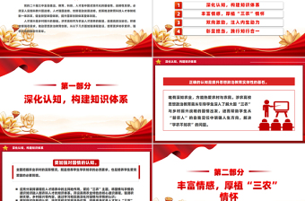 优秀精美简洁培育勇担强农报国使命的新时代青年PPT乡村振兴课件下载