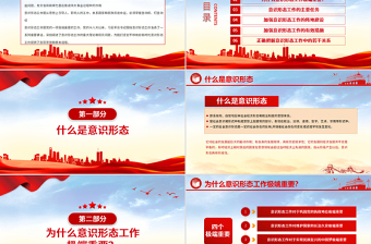 大气精美坚定不移做好新时代意识形态工作PPT党政风意识形态专题党课学习课件下载