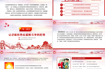 时尚大气严守党纪国法坚持廉洁从业廉政PPT课件