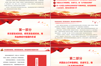 红色光效传承兵团精神扎根奉献边疆PPT建党100周年中国精神谱系热爱祖国无私奉献艰苦创业开拓进取党员教育党课