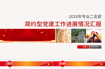 简洁实用2019党政机关党建工作PPT模板