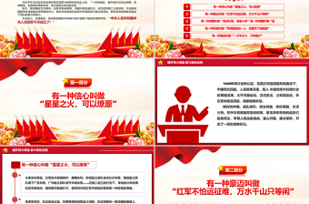 毛泽东诞辰131周年PPT缅怀伟大领袖奋斗新的征程微党课