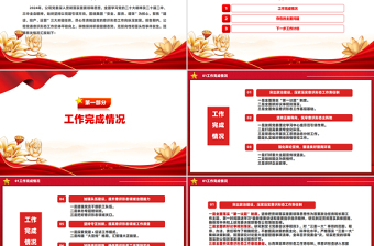 公司党委意识形态工作总结PPT模板下载