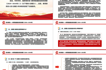 简约大气《教育强国建设规划纲要（2024—2035年）》要点解读PPT模板