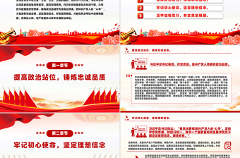 大气简洁把增强党性修养作为年轻干部终身必修课PPT微党课