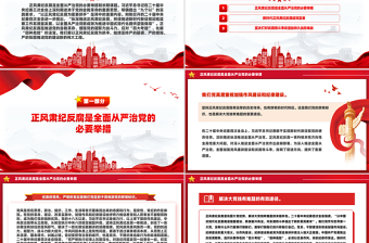 2025年正风肃纪反腐PPT推进党的自我革命微党课