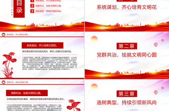 大气精美推进移风易俗倡树文明新风PPT新时代文明实践微党课