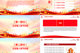 简洁风2025党建工作总结汇报PPT模板
