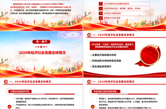 精美时尚解读2025年政府工作报告PPT大气精美全国两会专题课件