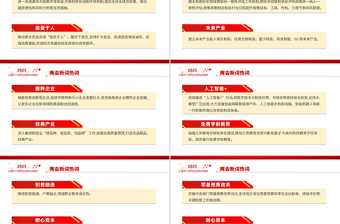 精美时尚全国两会新词热词PPT红色精美2025两会专题学习课件