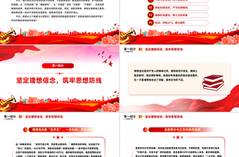 红色党政风廉政建设党课PPT坚守廉洁底线弘扬清风正气课件下载