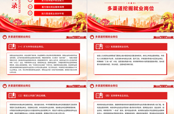 红色创意关于做好2025年高校毕业生等青年就业工作的通知PPT课件下载