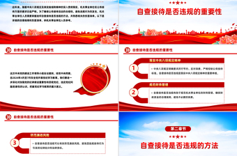 2025年机关事业单位自查接待是否违规及负面清单PPT课件下载