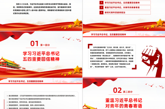 大气精美新时代青年学习总书记重要回信精神PPT党课下载